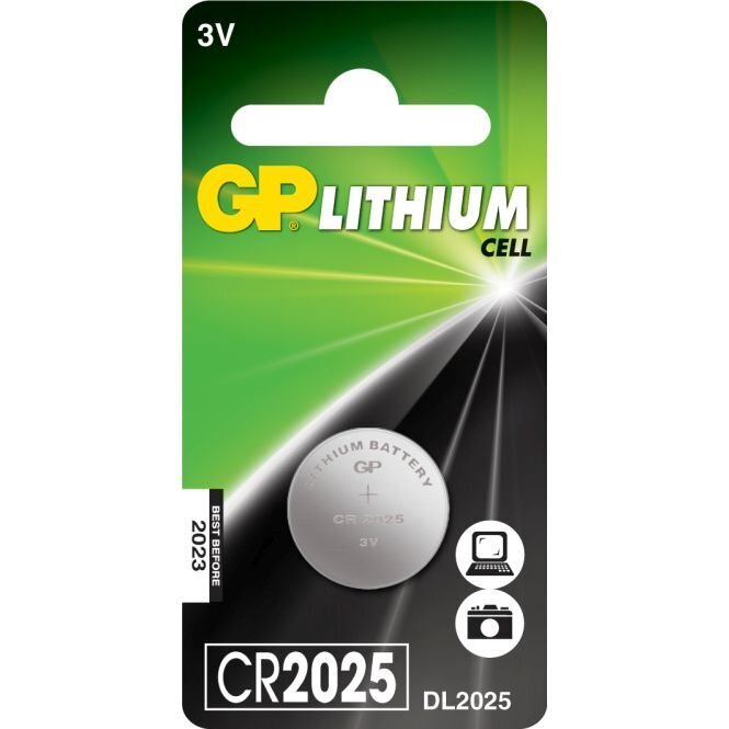 Akku GP Lithium CR2032 hinta ja tiedot | Paristot | hobbyhall.fi