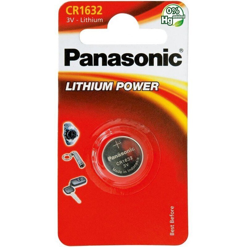 Paristot Panasonic CR1632 / 1B:lle hinta ja tiedot | Paristot | hobbyhall.fi