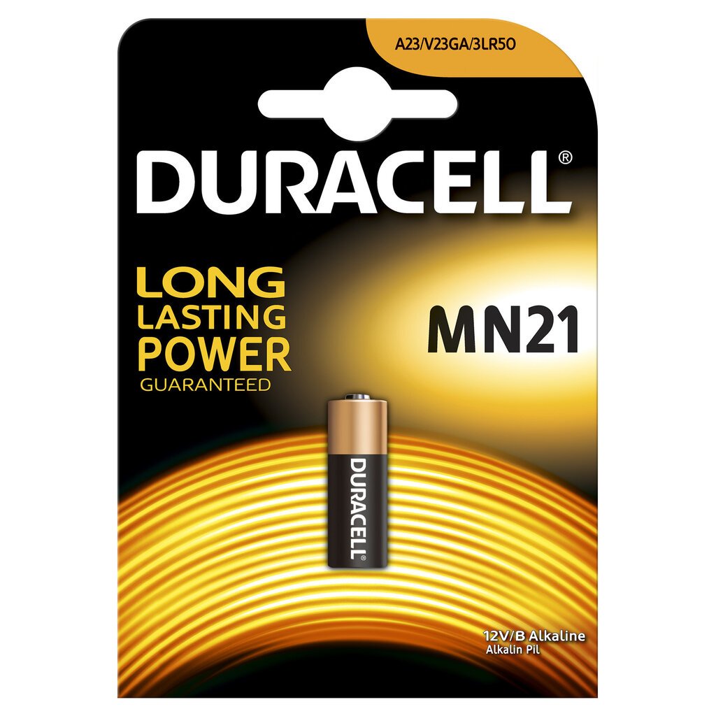 Paristot Duracell MN21 1 kpl hinta ja tiedot | Paristot | hobbyhall.fi