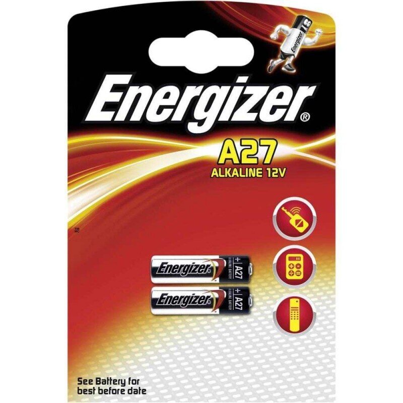 Energizer akku A27 2kpl hinta ja tiedot | Paristot | hobbyhall.fi