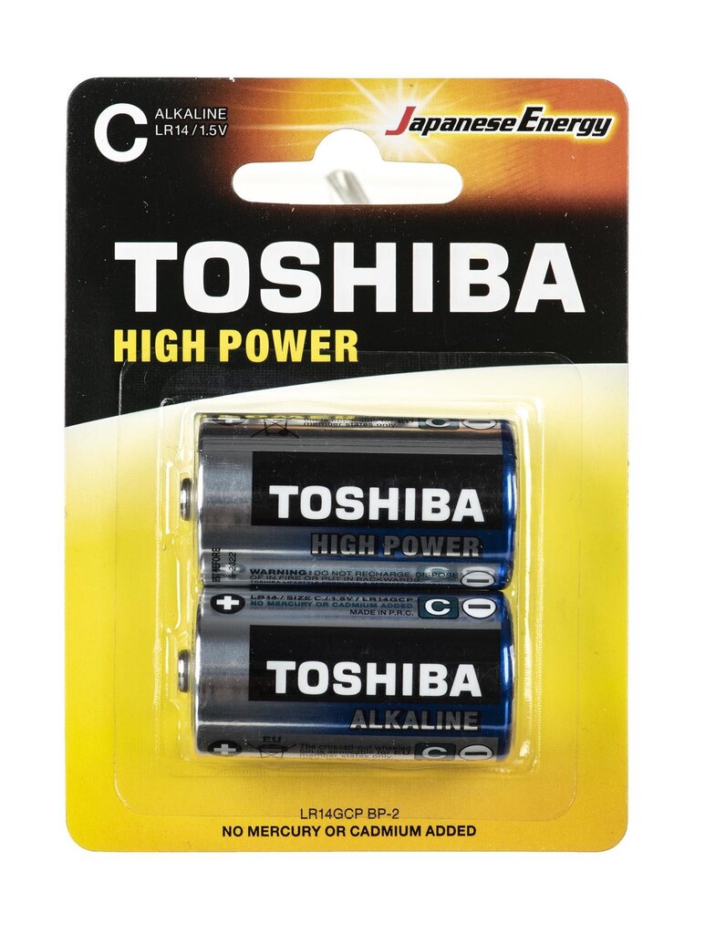Toshiba akut, 2 kpl hinta ja tiedot | Paristot | hobbyhall.fi
