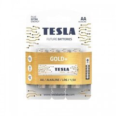 Akku Tesla AA Gold + Alkaline LR06 2700 mAh 4 kpl. hinta ja tiedot | Tesla Valaistus ja sähkölaitteet | hobbyhall.fi