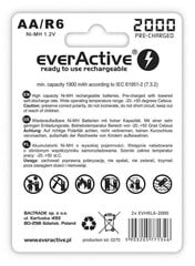 Ladattavat akut everActive EVHRL6-2000 hinta ja tiedot | everActive Kodin remontointi | hobbyhall.fi