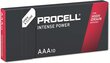 Duracell paristot Procell Intense LR03 AAA, 10 kpl. hinta ja tiedot | Paristot | hobbyhall.fi