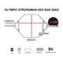 Olympiatanko STRONGMAN Hex Bar hinta ja tiedot | Käsipainot, kahvakuulat ja voimaharjoittelu | hobbyhall.fi