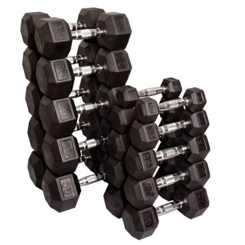 Kuusikulmaiset käsipainot Strongman, 2x 15 kg hinta ja tiedot | Käsipainot, kahvakuulat ja voimaharjoittelu | hobbyhall.fi