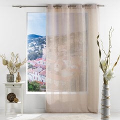 Sacha-verho, beige, 140 x 240 cm, 1 kpl hinta ja tiedot | Verhot | hobbyhall.fi