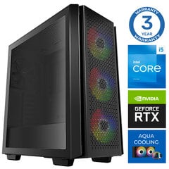 Intop Aqua i5-13400F 16GB DDR5 2TB SSD M.2 NVME RTX4060Ti 8GB no-OS hinta ja tiedot | Pöytätietokoneet | hobbyhall.fi