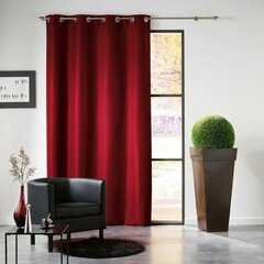 Douceur d'Intérieur Mezzo -pimennysverho, tummanpunainen, 140 x 240 cm hinta ja tiedot | Verhot | hobbyhall.fi