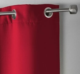 Douceur d'Intérieur Occult -puolipimentävä verho, punainen, 135 x 180 cm hinta ja tiedot | Verhot | hobbyhall.fi