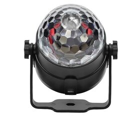 Disco pallo LED RGB 7 tilaa + kaukosäädin 360° 7056 hinta ja tiedot | Pöytävalaisimet | hobbyhall.fi
