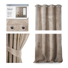 AmeliaHome Velvet -verho, beige 140x270 cm hinta ja tiedot | Verhot | hobbyhall.fi