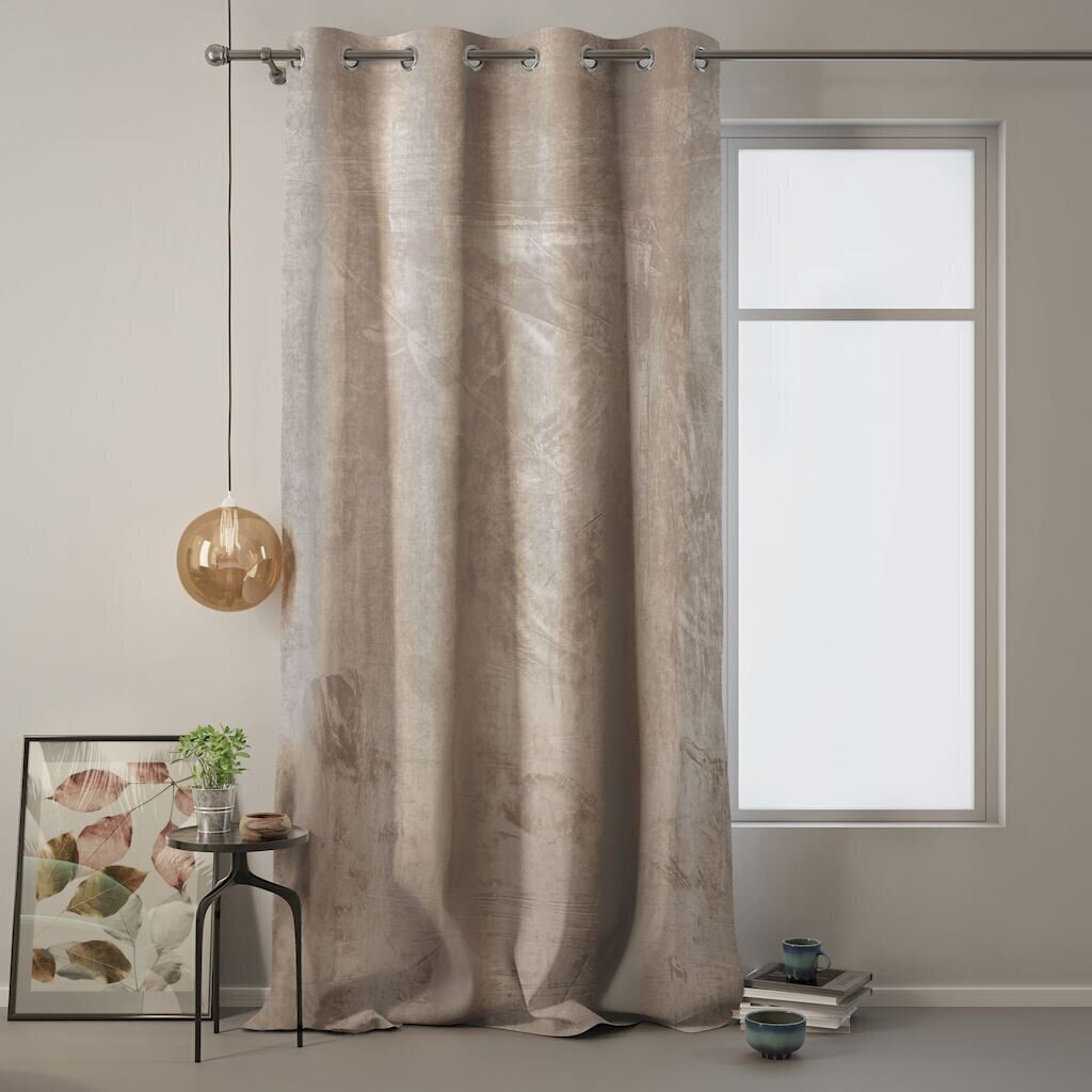 AmeliaHome Velvet -verho, beige 140x270 cm hinta ja tiedot | Verhot | hobbyhall.fi