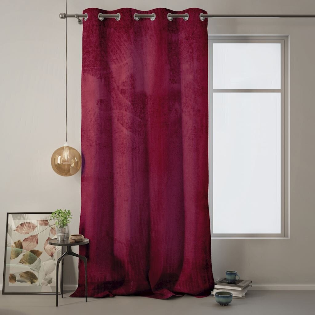 AmeliaHome Velvet -verho, viininpunainen hinta ja tiedot | Verhot | hobbyhall.fi