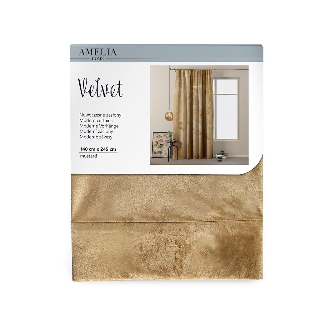 Verho Amelia Home Velvet hinta ja tiedot | Verhot | hobbyhall.fi