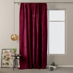 AmeliaHome Velvet -verho, viininpunainen hinta ja tiedot | Verhot | hobbyhall.fi