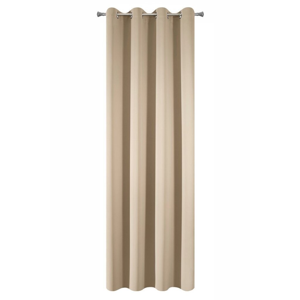 Firan -pimennysverho, beige, 135 x 250 cm, 1 kpl hinta ja tiedot | Verhot | hobbyhall.fi