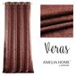 AmeliaHome verho Veras, viinipunainen, 140 x 250 cm hinta ja tiedot | Verhot | hobbyhall.fi