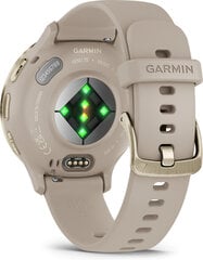 Garmin Venu® 3S Soft Gold Stainless Steel Bezel with French Gray Case and Silicone Band hinta ja tiedot | Älykellot | hobbyhall.fi