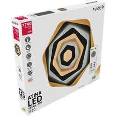 LED kattovalaisin AVIDE Atina 85W kaukosäätimellä hinta ja tiedot | Kattovalaisimet | hobbyhall.fi