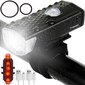 USB LED Polkupyörän valo + takavalo hinta ja tiedot | Polkupyörän valot ja heijastimet | hobbyhall.fi