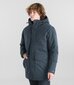 Jack & Jones miesten parka 250g 12236015*02, tummanharmaa 5715426383235 hinta ja tiedot | Miesten ulkoilutakit | hobbyhall.fi