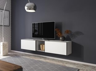 TV-pöytä Cama Meble Roco 10, valkoinen/valkoinen/musta hinta ja tiedot | TV-tasot | hobbyhall.fi