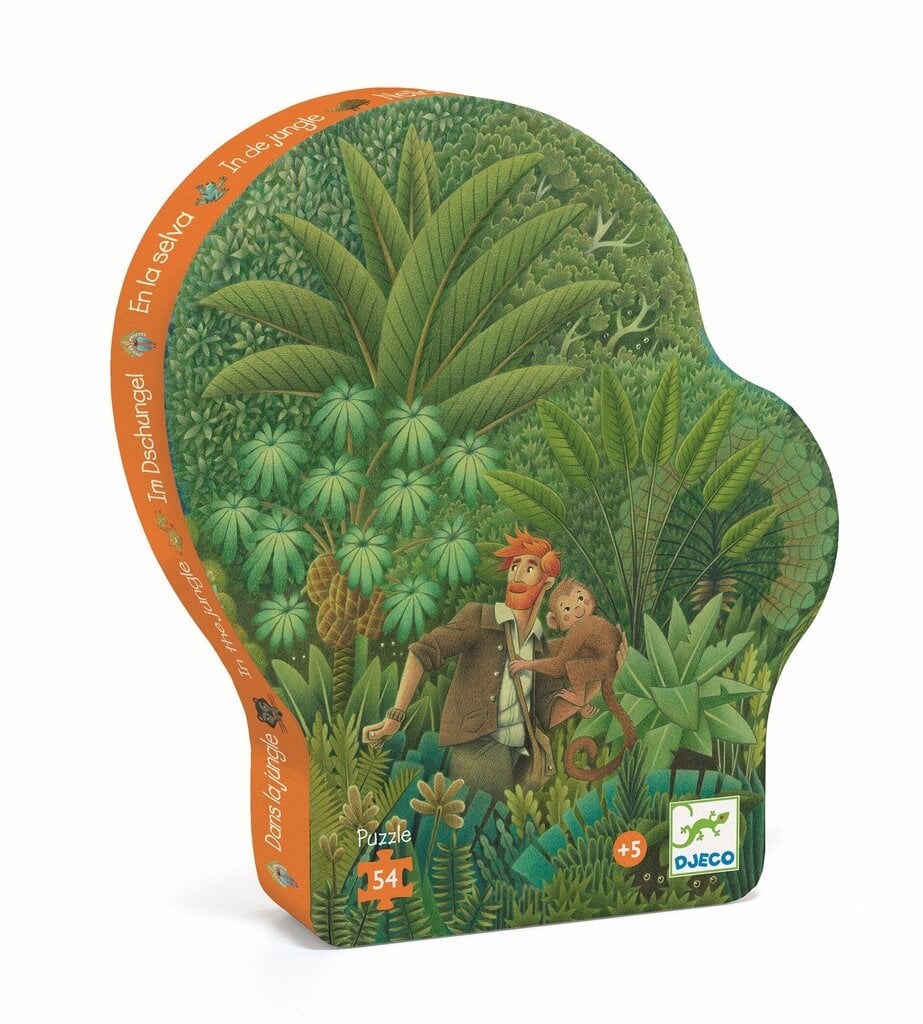 Palapeli Jungle, 54 kpl, DJECO DJ07244 hinta ja tiedot | Palapelit | hobbyhall.fi