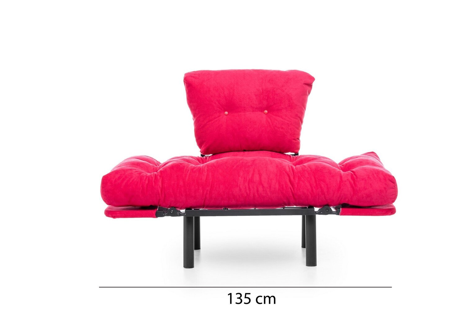 Lepotuoli Kalune Design Nitta Single, roosa hinta ja tiedot | Nojatuolit | hobbyhall.fi