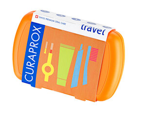 CURAPROX matkapakkaus, oranssi hinta ja tiedot | Curaprox Hygieniatuotteet | hobbyhall.fi
