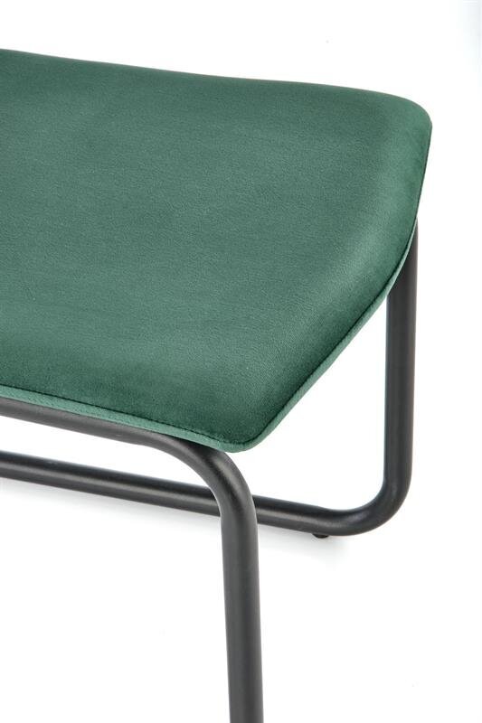 4 tuolin setti Halmar K444, vihreä hinta ja tiedot | Ruokapöydän tuolit | hobbyhall.fi