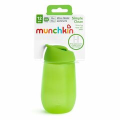 Pullo pillillä Munchkin Simple Clean, vihreä hinta ja tiedot | Tuttipullot ja tarvikkeet | hobbyhall.fi
