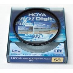 UV-suodatin HOYA, 58 mm hinta ja tiedot | Kameran suotimet | hobbyhall.fi
