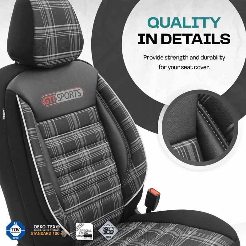 Auton istuinpäälliset OTOM GTI SPORT 807 hinta ja tiedot | Istuinsuojat | hobbyhall.fi