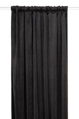 MogiHome Bea -samettiverho, musta, 135 x 300 cm hinta ja tiedot | Verhot | hobbyhall.fi