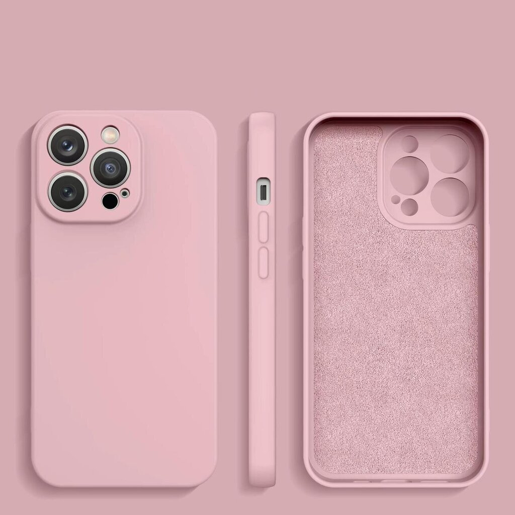 Silicone, iPhone 14 Plus, pinkki hinta ja tiedot | Puhelimen kuoret ja kotelot | hobbyhall.fi