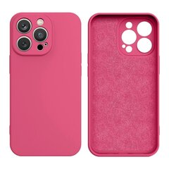 Silikoni, iPhone 13 Pro, vaaleanpunainen hinta ja tiedot | Puhelimen kuoret ja kotelot | hobbyhall.fi