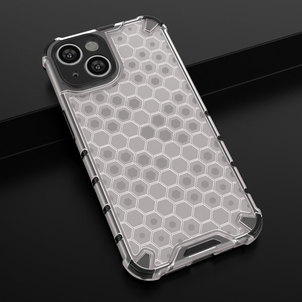 Hurtel Honeycomb, iPhone 14, läpinäkyvä hinta ja tiedot | Puhelimen kuoret ja kotelot | hobbyhall.fi