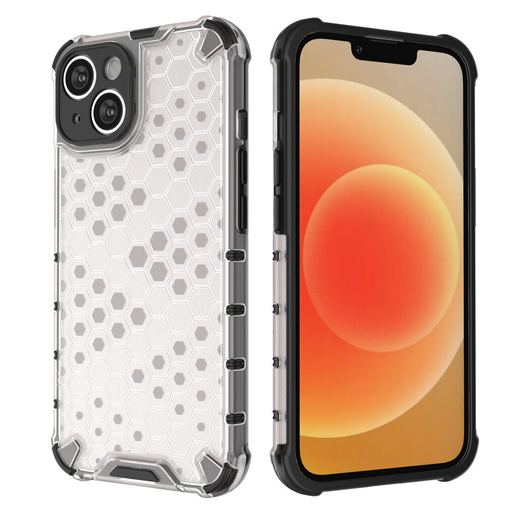 Hurtel Honeycomb, iPhone 14, läpinäkyvä hinta ja tiedot | Puhelimen kuoret ja kotelot | hobbyhall.fi