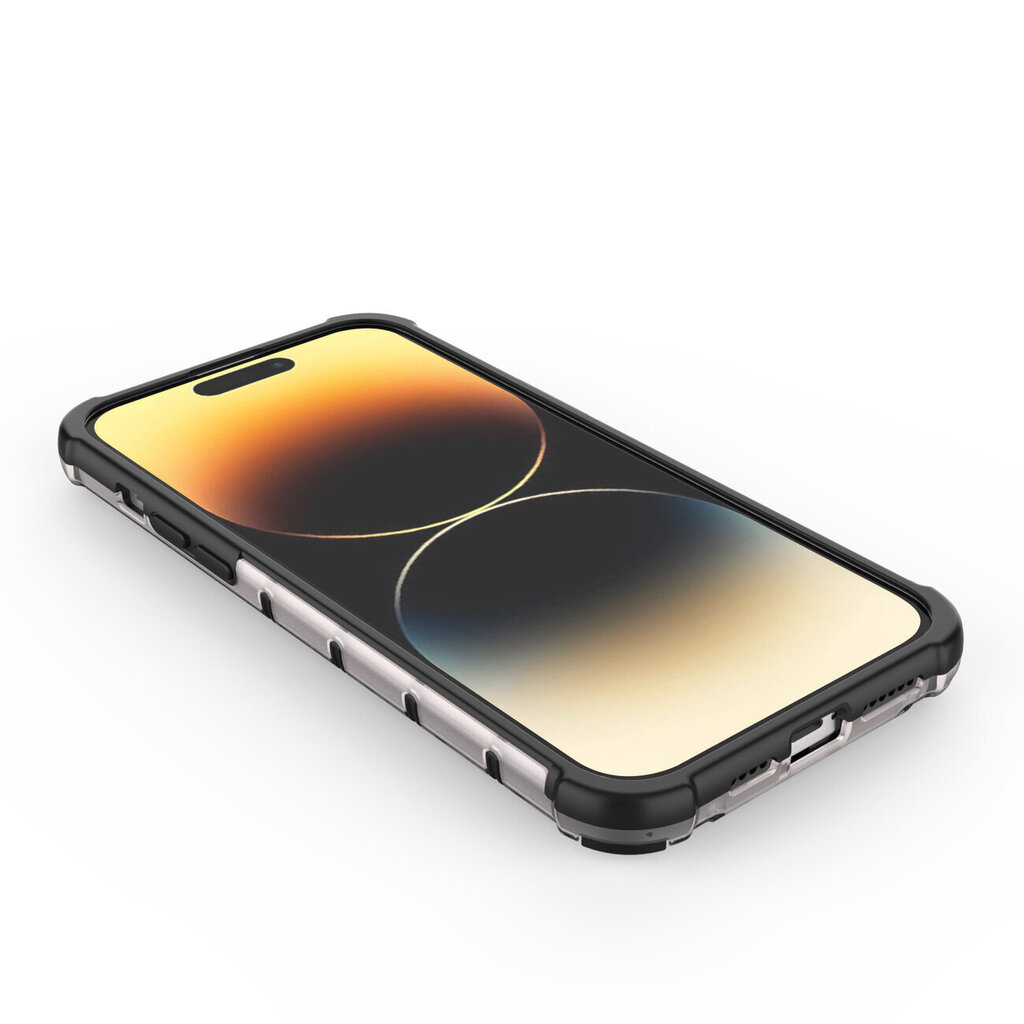 Hurtel Honeycomb, iPhone 14 Pro, läpinäkyvä hinta ja tiedot | Puhelimen kuoret ja kotelot | hobbyhall.fi