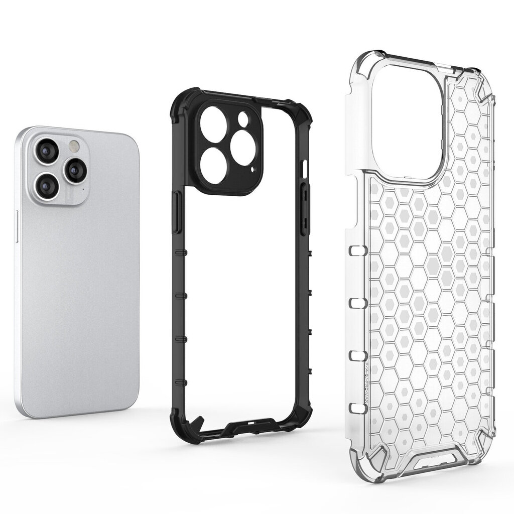 Hurtel Honeycomb, iPhone 14 Pro Max, sininen hinta ja tiedot | Puhelimen kuoret ja kotelot | hobbyhall.fi