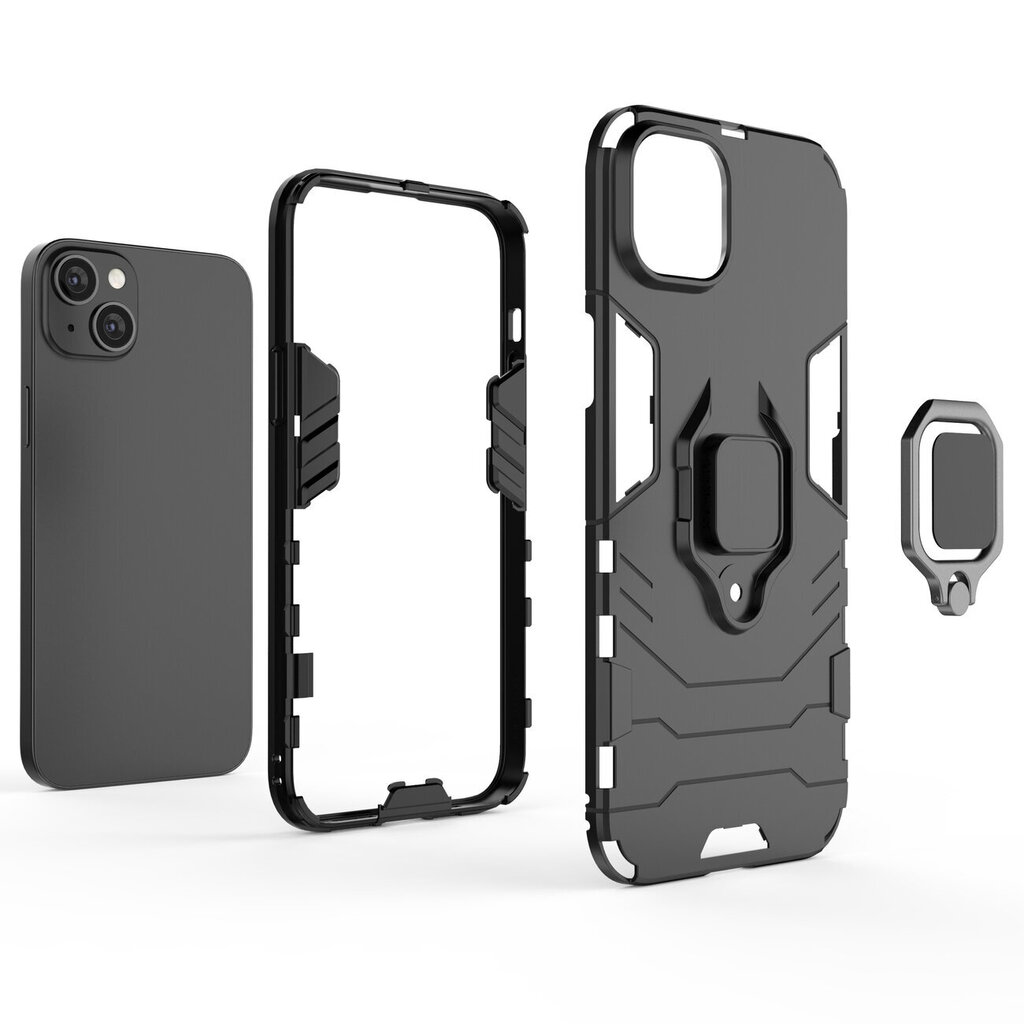 Ring Armor iPhone 14 Plus -puhelimelle, musta hinta ja tiedot | Puhelimen kuoret ja kotelot | hobbyhall.fi