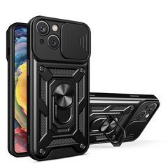 Hybrid Armor Camshield Oppo A57/A77/A57s/A57e, musta hinta ja tiedot | Puhelimen kuoret ja kotelot | hobbyhall.fi