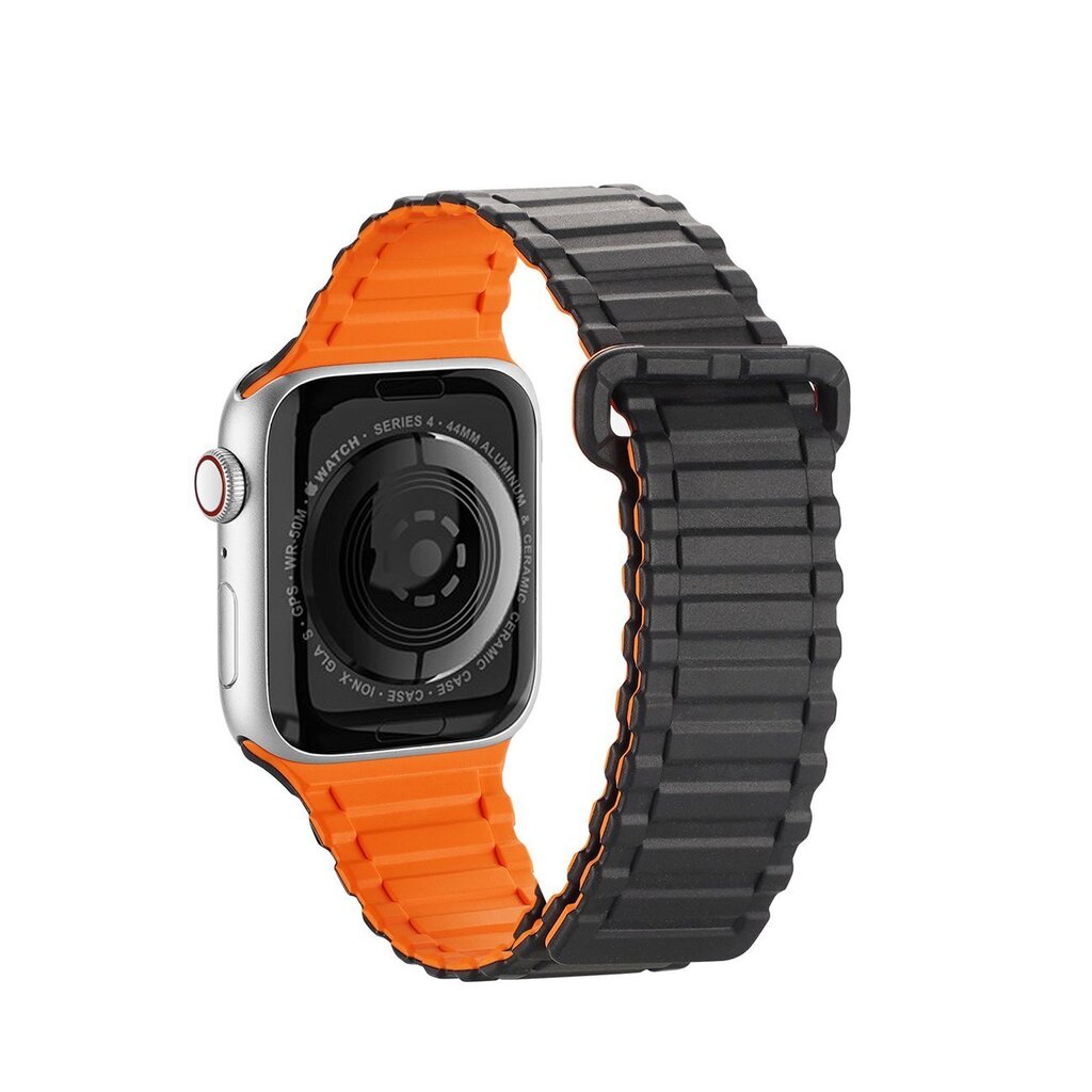 Dux Ducis, Apple Watch SE, 8, 7, 6, 5, 4, 3, 2, 1 (41, 40, 38mm), oranssi hinta ja tiedot | Älykellojen ja aktiivisuusrannekkeiden lisätarvikkeet | hobbyhall.fi