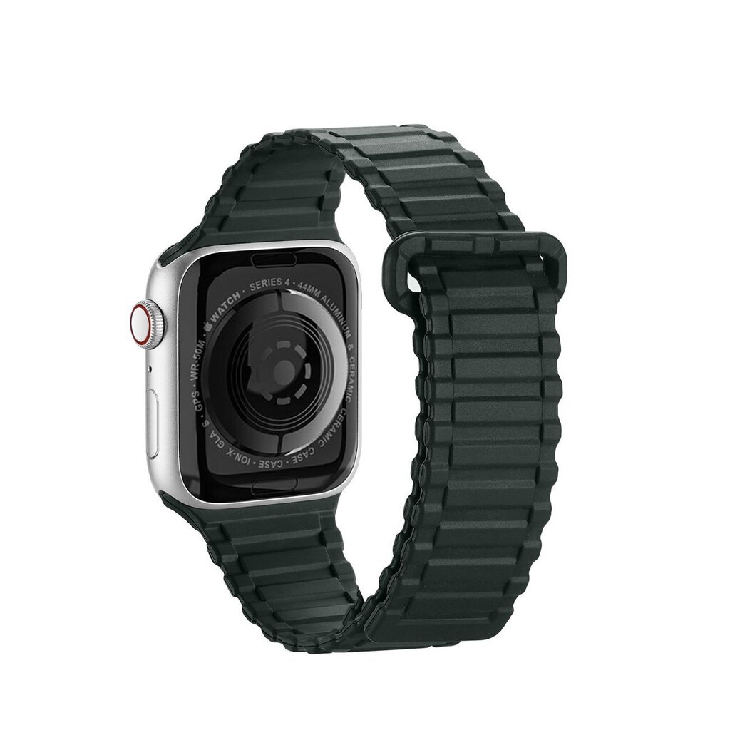 Dux Ducis, Apple Watch Ultra, SE, 8, 7, 6, 5, 4, 3, 2, 1 (49, 45, 44, 42 mm), vihreä hinta ja tiedot | Älykellojen ja aktiivisuusrannekkeiden lisätarvikkeet | hobbyhall.fi