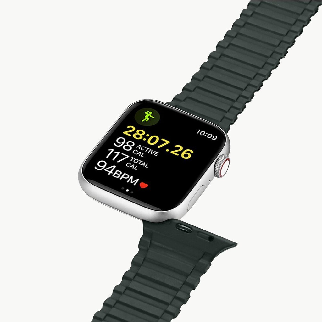 Dux Ducis, Apple Watch Ultra, SE, 8, 7, 6, 5, 4, 3, 2, 1 (49, 45, 44, 42 mm), vihreä hinta ja tiedot | Älykellojen ja aktiivisuusrannekkeiden lisätarvikkeet | hobbyhall.fi