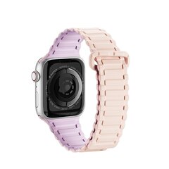 Dux Ducis, Apple Watch Ultra, SE, 8, 7, 6, 5, 4, 3, 2, 1 (49, 45, 44, 42 mm), violetti hinta ja tiedot | Älykellojen ja aktiivisuusrannekkeiden lisätarvikkeet | hobbyhall.fi