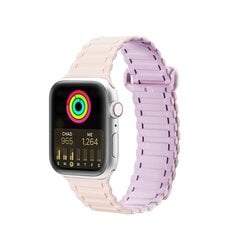 Dux Ducis, Apple Watch Ultra, SE, 8, 7, 6, 5, 4, 3, 2, 1 (49, 45, 44, 42 mm), violetti hinta ja tiedot | Älykellojen ja aktiivisuusrannekkeiden lisätarvikkeet | hobbyhall.fi