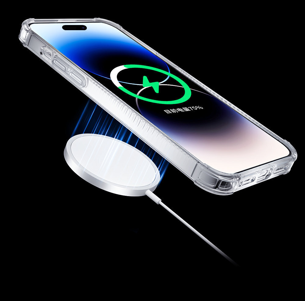 Kingxbar PQY Go Out iPhone 14 MagSafe, hopea hinta ja tiedot | Puhelimen kuoret ja kotelot | hobbyhall.fi