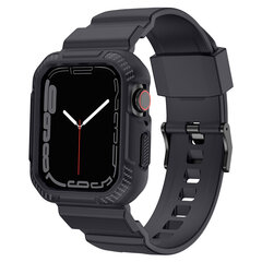 Kingxbar CYF106 2in1, Apple Watch SE, 8, 7, 6, 5, 4, 3, 2, 1 (41, 40, 38 mm), harmaa hinta ja tiedot | Älykellojen ja aktiivisuusrannekkeiden lisätarvikkeet | hobbyhall.fi